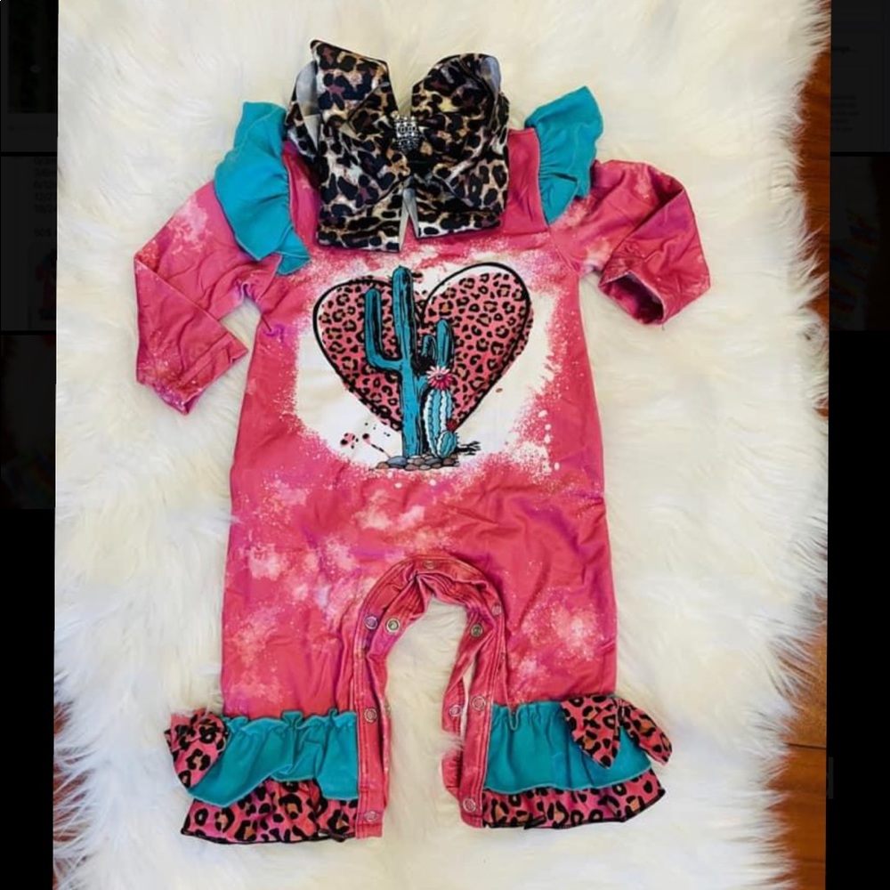 NEW Boutique Cactus Romper